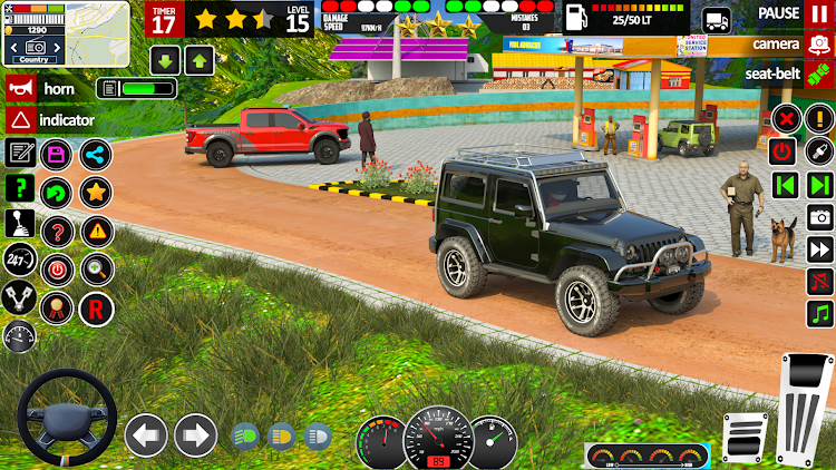 #6. US Jeep Simulator Jeep Games (Android) By: Click Gaming Studio