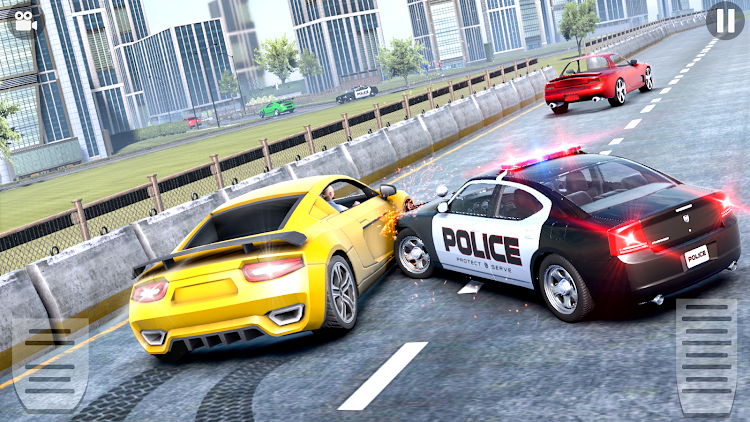 #3. US Police Car driving Chase 3D (Android) By: STV Games