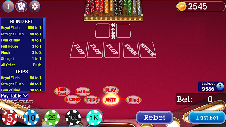 #1. Ultimate Poker Texas Holdem (Android) By: Blue Wind Studio