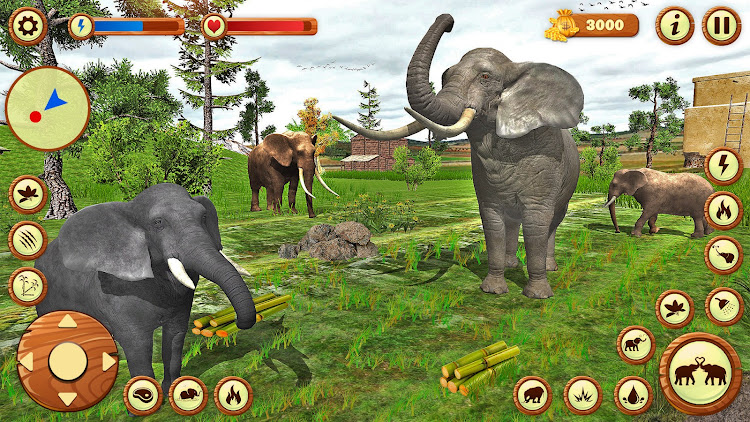 #1. Ultimate Wild Elephant Games (Android) By: One Cent Games