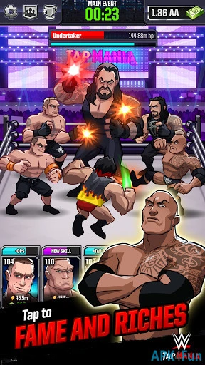 WWE Tap Mania Screenshot Image