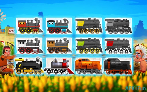 Western Train Driving Race Screenshot Image