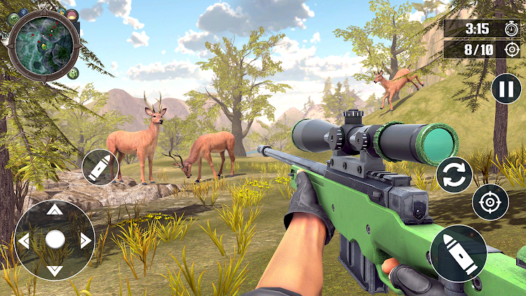 #1. Wild Animal Dino Hunting Sim (Android) By: Extreme Gamerz Studio