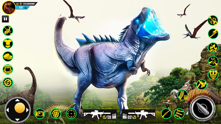 #1. Wild Dinosaur Game Hunting Sim (Android) By: Piranha Studios