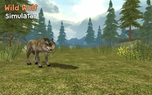 Wild Wolf Simulator 3D Screenshot Image