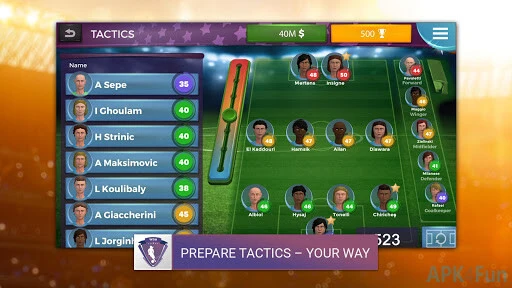 Women's Soccer Manager Screenshot Image