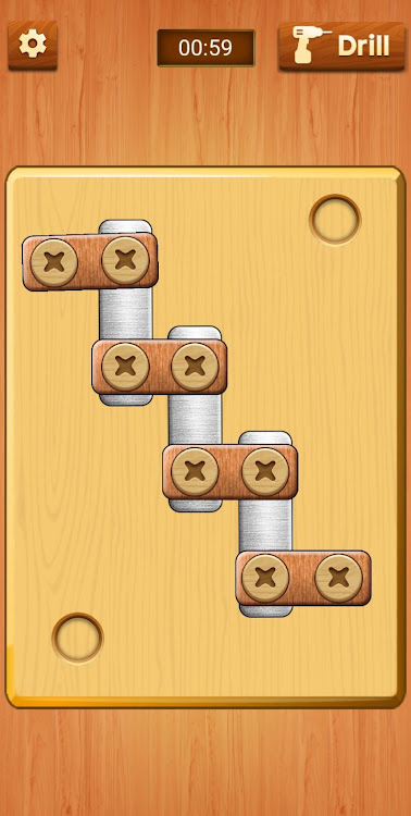 #1. Wood & Screw Buster-Nut & Bolt (Android) By: Jak Developer