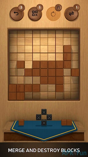 Wood SudoBlocks 3D Screenshot Image