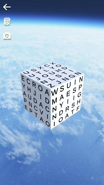 #1. Word Cube - Word Search (Android) By: Default Software LLC