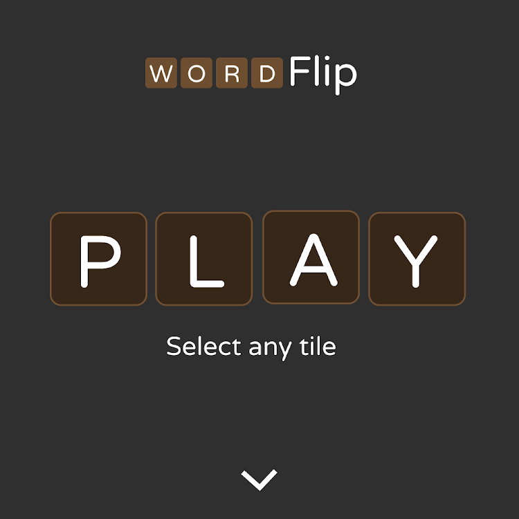 #1. Word Flip (Android) By: Wibity