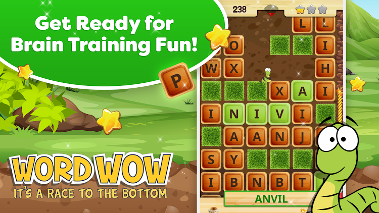 #1. Word Wow - Brain training fun (Android) By: DonkeySoft Inc.