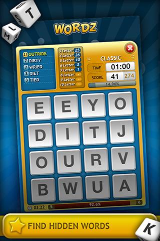 #1. Wordz (Android) By: Fugo Games