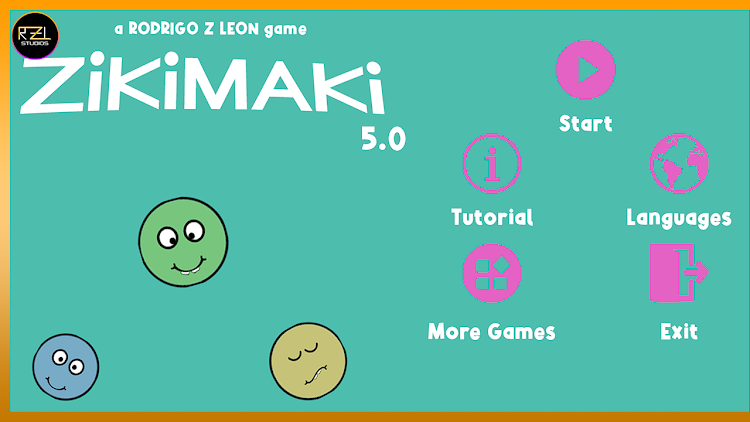 #1. ZiKiMAKi (Android) By: RZL Studios