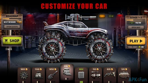 Zombie Hill Racing Screenshot Image