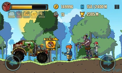 Zombie Road Racing Screenshot Image