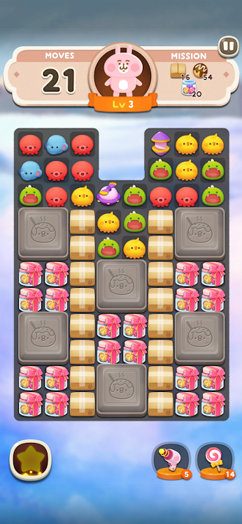 #6. ゆるっとパズル カナヘイの小動物 すてきなホテル (Android) By: liica Inc.