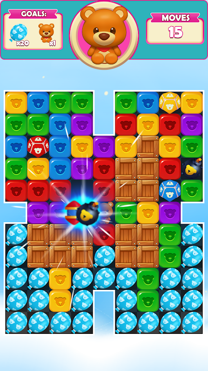 #2. Bear Blast: Match Escape (Android) By: Rainbow 5s Ltd