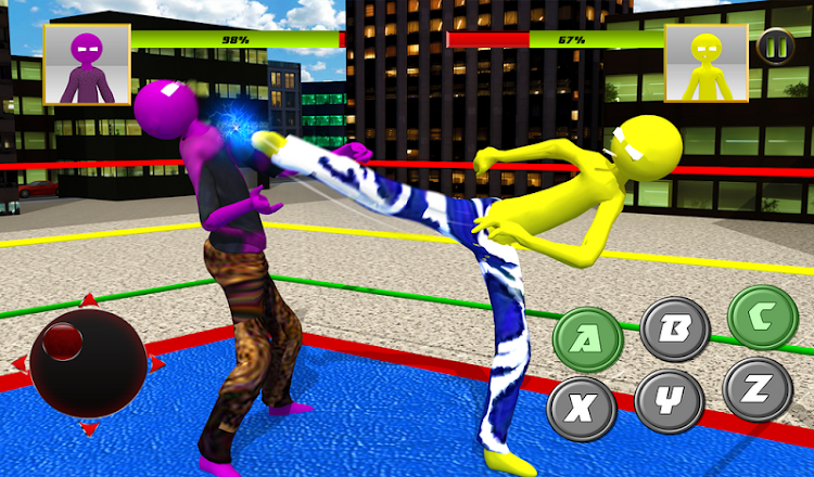 #7. Stickman Wrestling (Android) By: Black Cell Studio