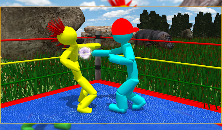 #9. Stickman Wrestling (Android) By: Black Cell Studio