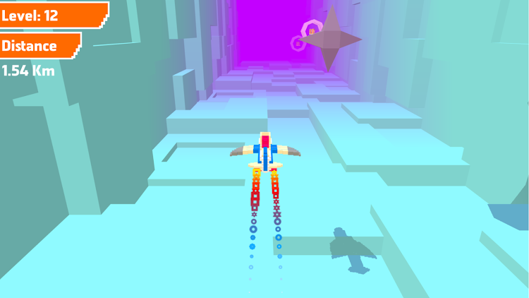 #2. Sky Hover - Space Racing (Android) By: Cygnuswan Games