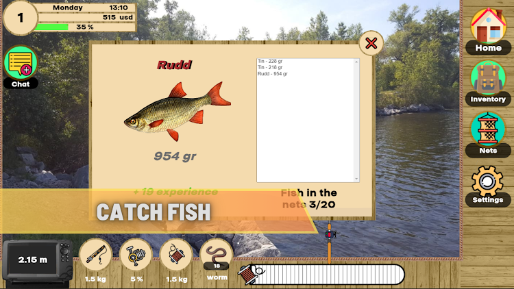 #3. Real Fishing (Android) By: Vally Games