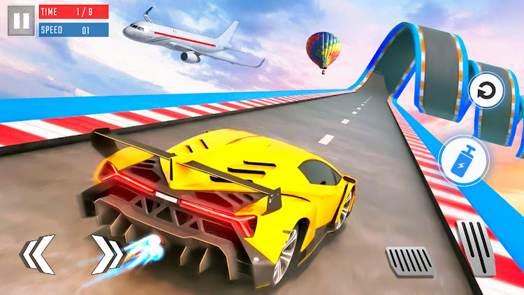 #3. Maga Car Games: GT Stunts Race (Android) By: PM DEVELOPERS