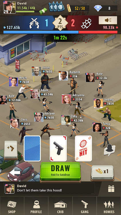 #7. The Gang: Street Mafia Wars (Android) By: Gamesture sp. z o.o.