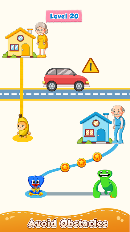 #7. Granny Rush: Draw To Go Home (Android) By: PANTHERA