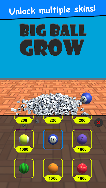 #3. Big Ball Grow (Android) By: Games52