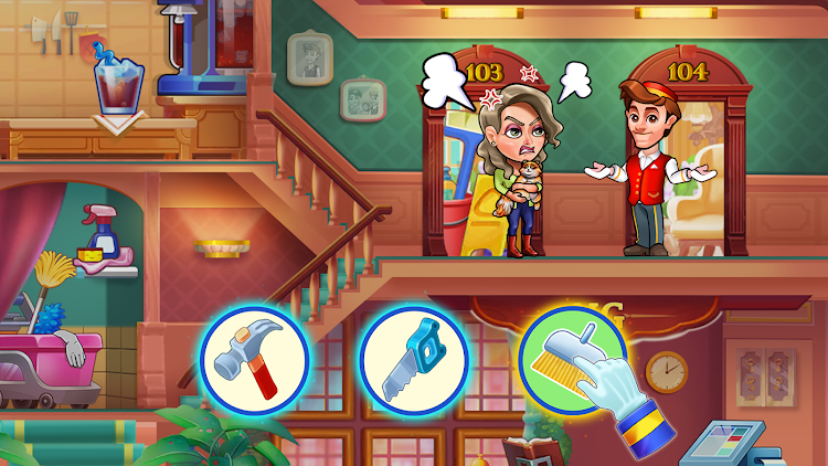 #6. Hotel Star: Hotel Games (Android) By: Over The Moon Studios