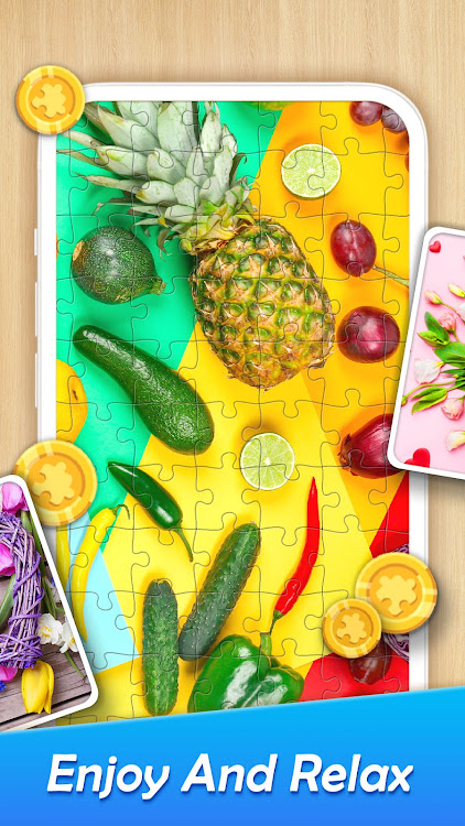 #8. Jigsaw Puzzle Game HD Puzzles (Android) By: FindinGame