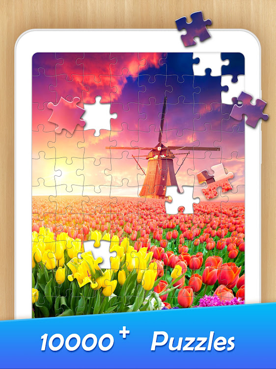 #9. Jigsaw Puzzle Game HD Puzzles (Android) By: FindinGame