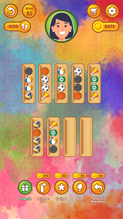 #2. Sort It All: Ball Sort Puzzle (Android) By: Warp Lemon