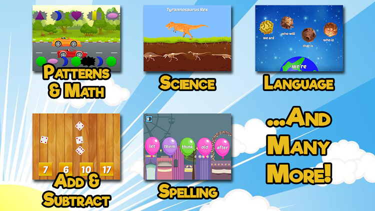 #2. First Grade Learning Games (Android) By: RosiMosi LLC