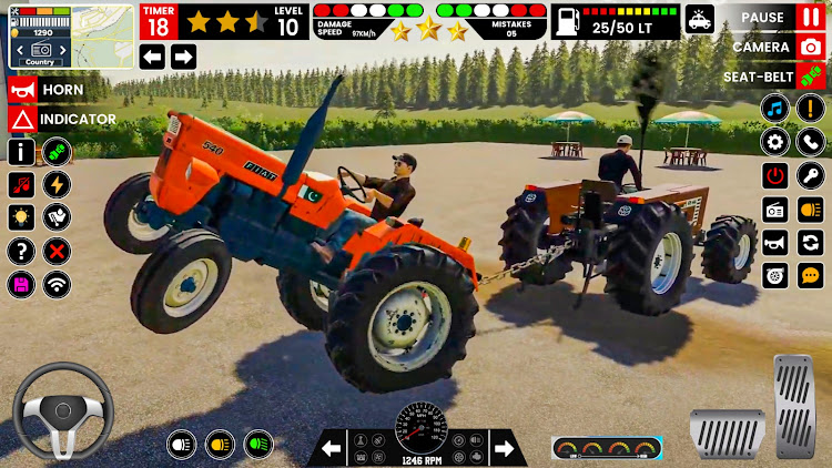 #3. Tractor Farming Games Offline (Android) By: GameSimulator3d