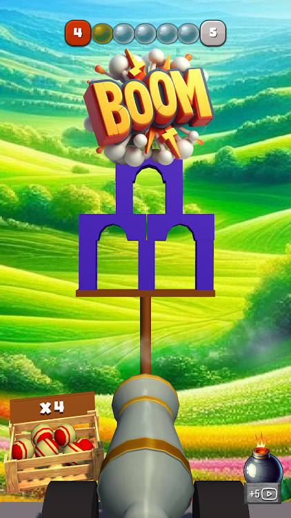 #10. Cannon Shot: Ball Strike Blast (Android) By: NoVita Garden - Tricky Puzzles