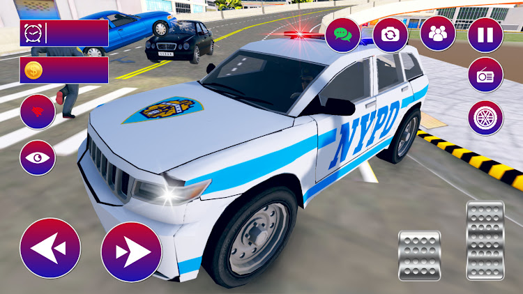 #2. Police Car Drive: Police Games (Android) By: Bilson Studio