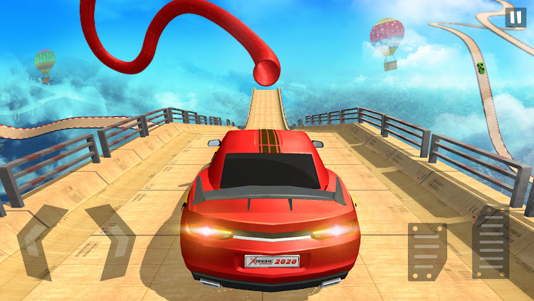 #2. Mega Ramp Stunts : Car Game (Android) By: Gamezeniq Technologies