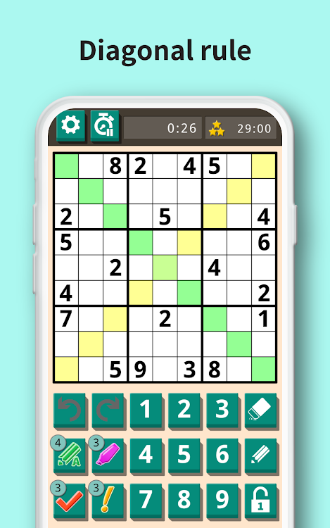 #5. Sudoku Diagonal (Android) By: ambertabby