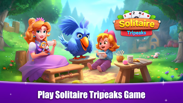 #7. Solitaire TriPeaks Mermaid (Android) By: mahjong connect