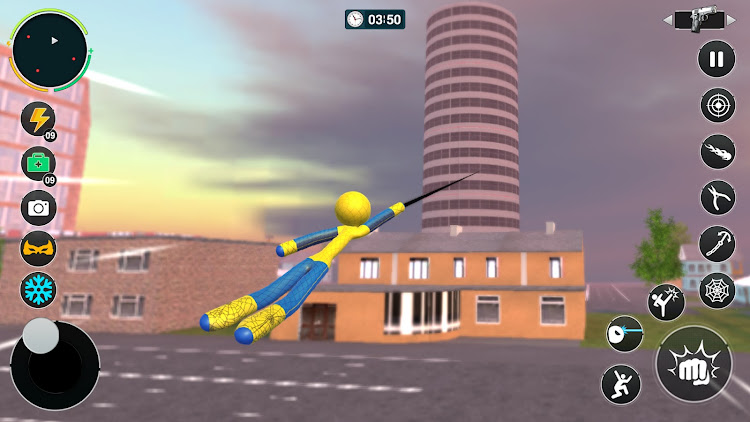 #4. Rope Fight Spider Adventure (Android) By: Virtual Dream Heroes