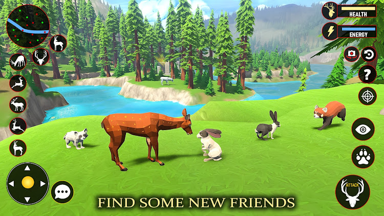 #10. Deer Simulator Fantasy Jungle (Android) By: Kooky Games