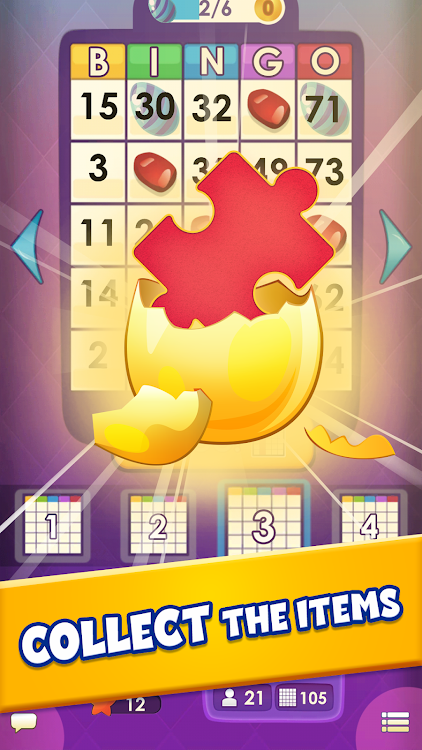 #2. Bingo ‌Bean-Live Bingo at Home (Android) By: Avagames