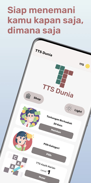 #4. TTS Dunia - Teka Teki Silang (Android) By: The Maker ID