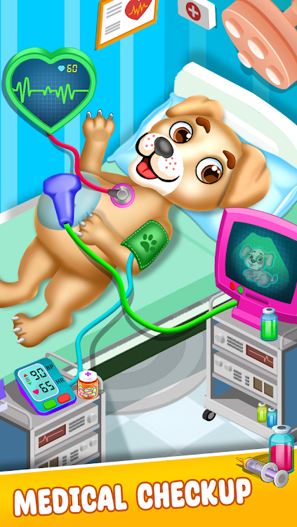 #4. Puppy Mom & Newborn Pet Care (Android) By: playNfun - educational & girl games