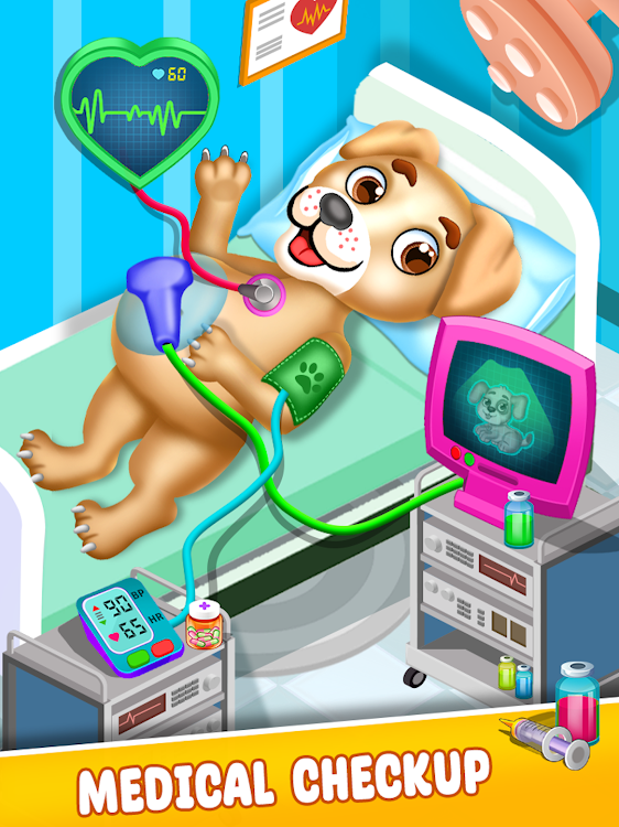 #9. Puppy Mom & Newborn Pet Care (Android) By: playNfun - educational & girl games