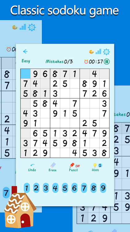 #4. Sudoku Puzzle - Classic Sudoku (Android) By: H.T Game