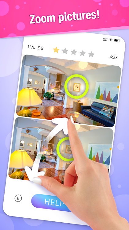 #4. Differences: Spot it (Android) By: Paper Pals