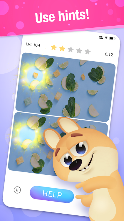 #5. Differences: Spot it (Android) By: Paper Pals