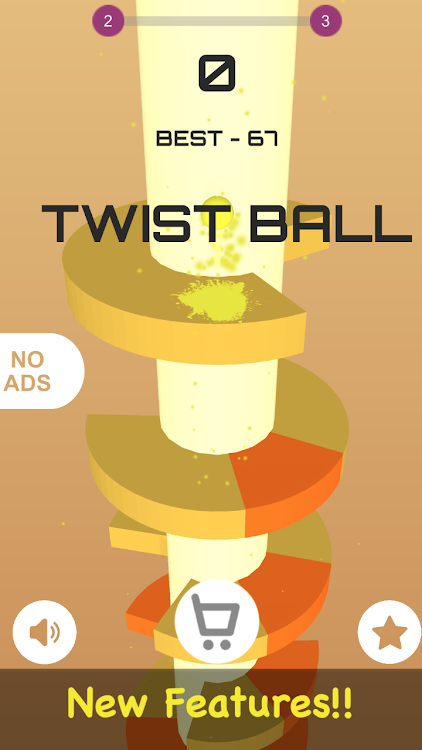 #2. Twist Ball: Color bounce Game (Android) By: IBreatheGames